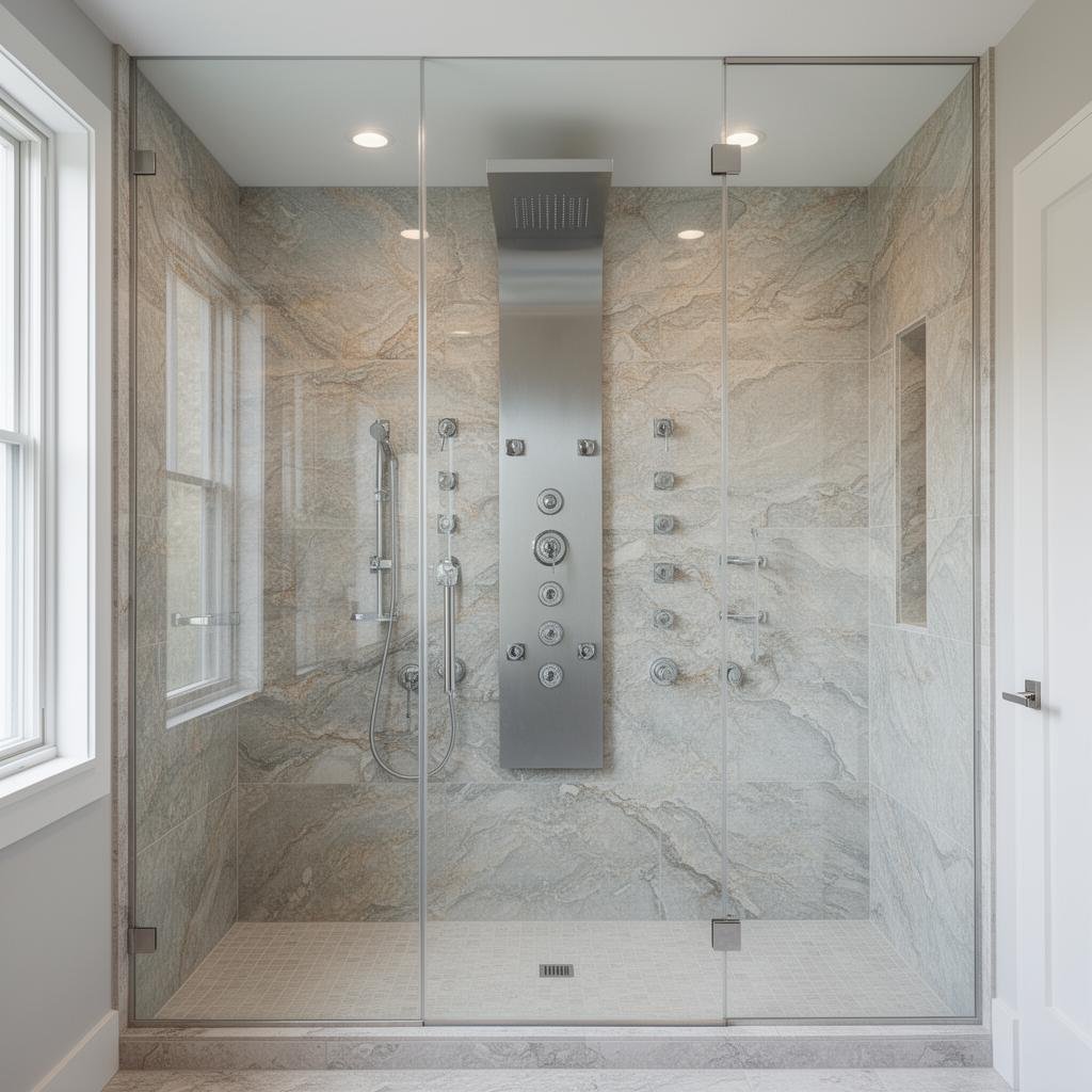 custom luxury showers