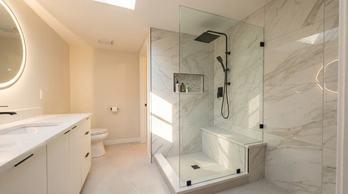 tub to shower conversion after